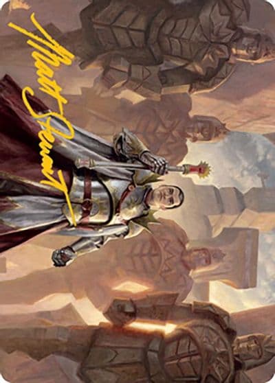 General Ferrous Rokiric Art Card Gold Stamped Signature Art Series: Modern Horizons 2 Magic card