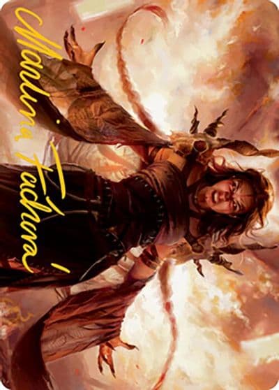 Dragons Rage Channeler Art Card Gold Stamped Signature Art Series: Modern Horizons 2 Magic card