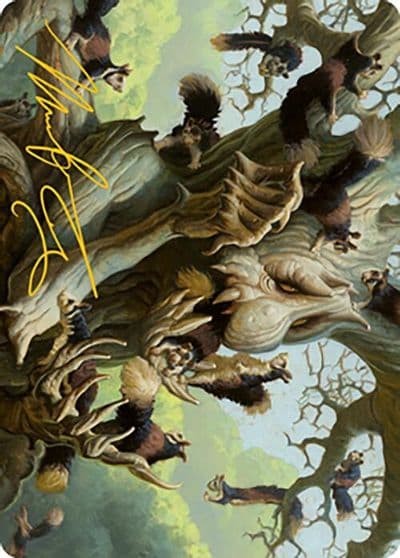 Scurry Oak Art Card Gold Stamped Signature Art Series: Modern Horizons 2 Magic card