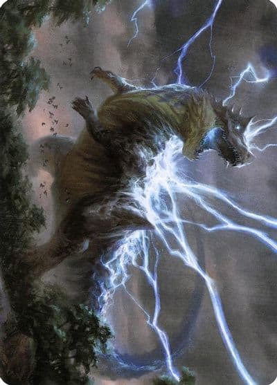 Thrasta Tempests Roar Art Card 41 81 Art Series: Modern Horizons 2 Magic card
