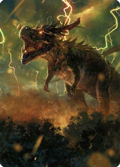 Thrasta Tempests Roar Art Card 42 81 Art Series: Modern Horizons 2 Magic card
