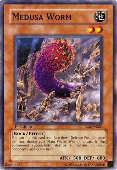 Medusa Worm The Lost Millennium Yu-Gi-Oh! card