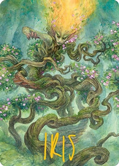 Titania Protector of Argoth Art Card Gold Stamped Signature Art Series: Modern Horizons 2 Magic card