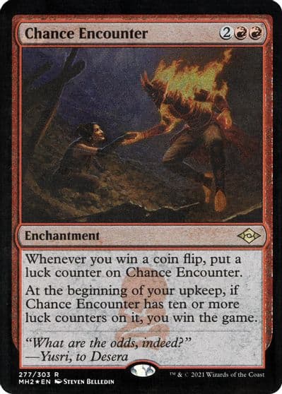 Chance Encounter Foil Etched Modern Horizons 2 Magic card