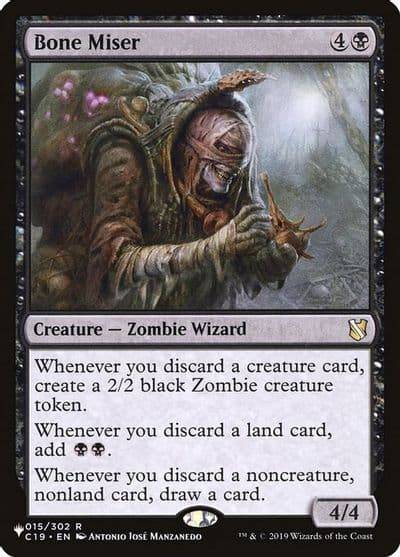 Bone Miser The List Reprints Magic card