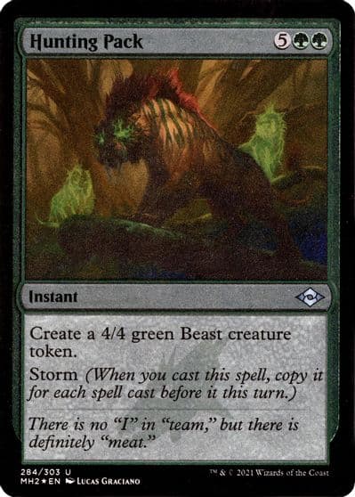 Hunting Pack Foil Etched Modern Horizons 2 Magic card