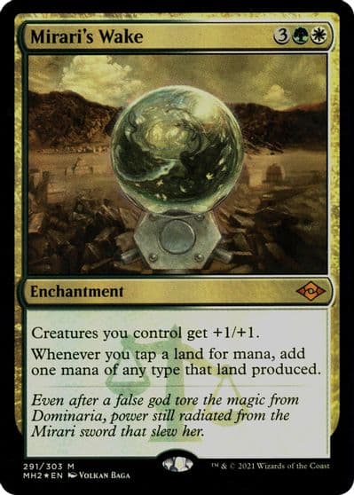 Miraris Wake Foil Etched Modern Horizons 2 Magic card