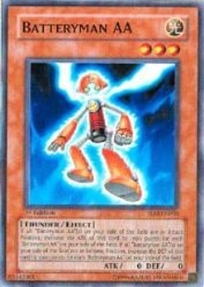 Batteryman AA The Lost Millennium Yu-Gi-Oh! card