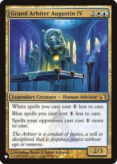 Grand Arbiter Augustin IV The List Reprints Magic card
