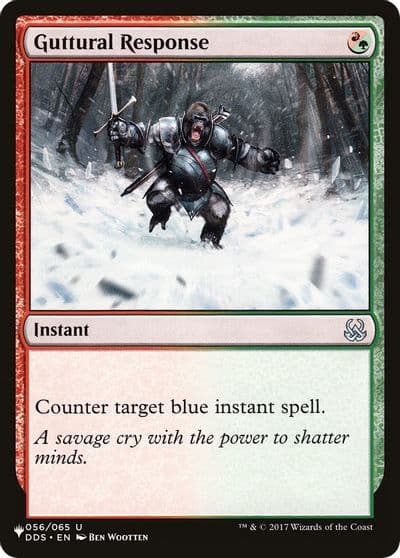 Guttural Response The List Reprints Magic card