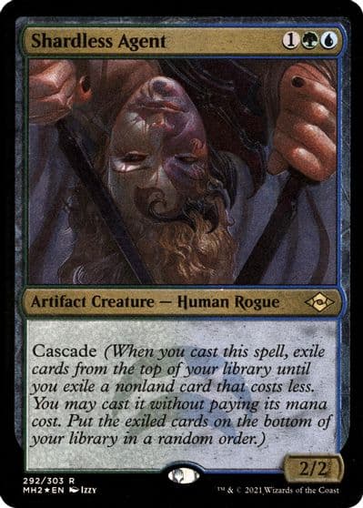 Shardless Agent Foil Etched Modern Horizons 2 Magic card