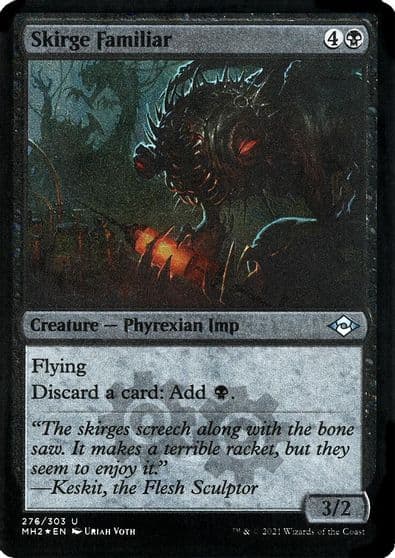 Skirge Familiar Foil Etched Modern Horizons 2 Magic card
