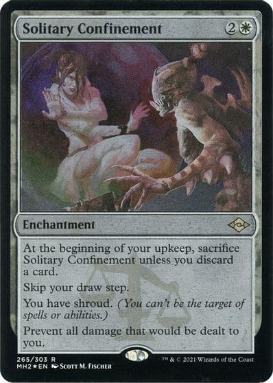 Solitary Confinement Foil Etched Modern Horizons 2 Magic card