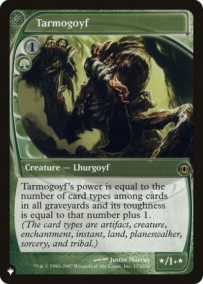Tarmogoyf The List Reprints Magic card