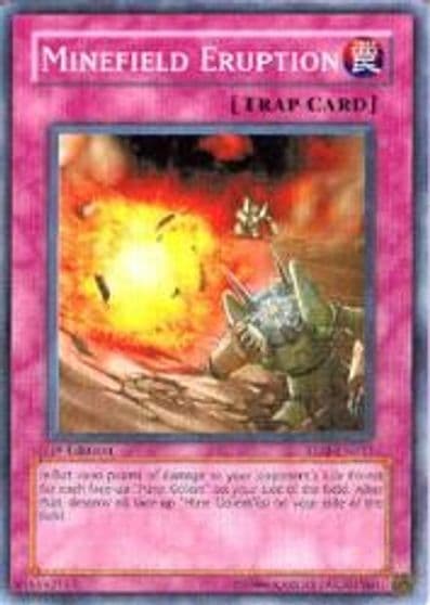 Minefield Eruption The Lost Millennium Yu-Gi-Oh! card