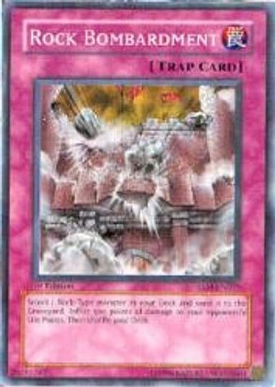 Rock Bombardment The Lost Millennium Yu-Gi-Oh! card