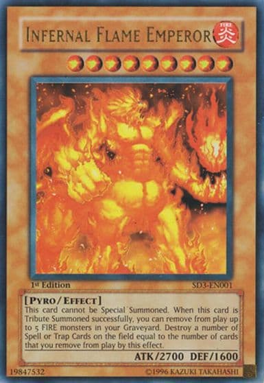 Infernal Flame Emperor Structure Deck: Blaze of Destruction Yu-Gi-Oh! card