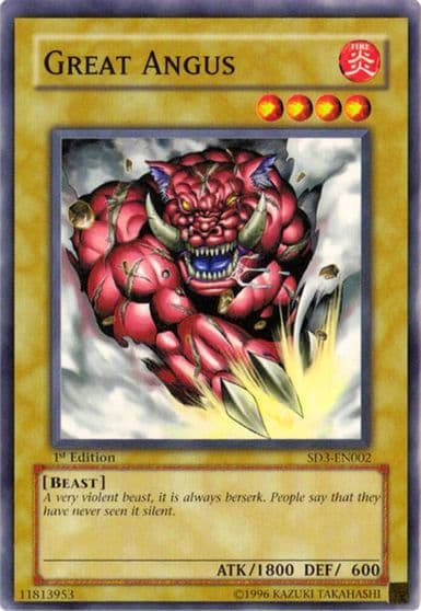 Great Angus Structure Deck: Blaze of Destruction Yu-Gi-Oh! card