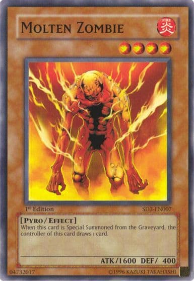 Molten Zombie Structure Deck: Blaze of Destruction Yu-Gi-Oh! card