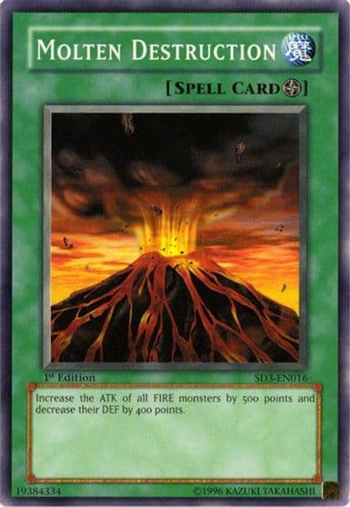 Molten Destruction Structure Deck: Blaze of Destruction Yu-Gi-Oh! card