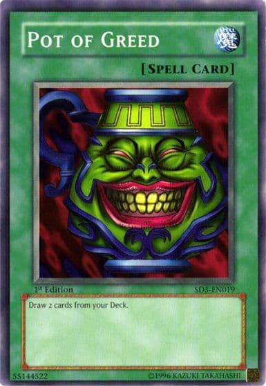 Pot of Greed Structure Deck: Blaze of Destruction Yu-Gi-Oh! card