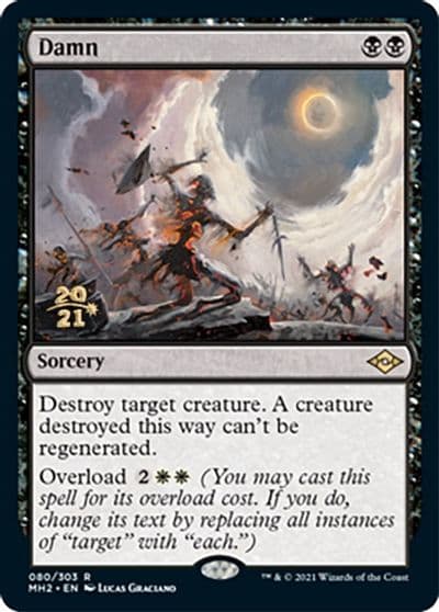 Damn Prerelease Cards Magic card