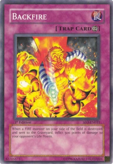 Backfire Structure Deck: Blaze of Destruction Yu-Gi-Oh! card