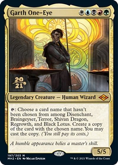 Garth One Eye Prerelease Cards Magic card
