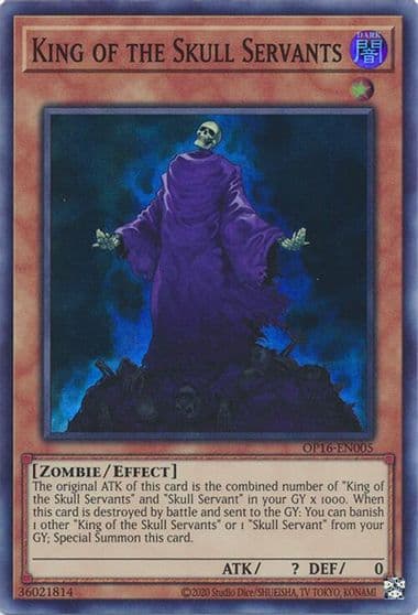 King of the Skull Servants OTS Tournament Pack 16 Yu-Gi-Oh! card