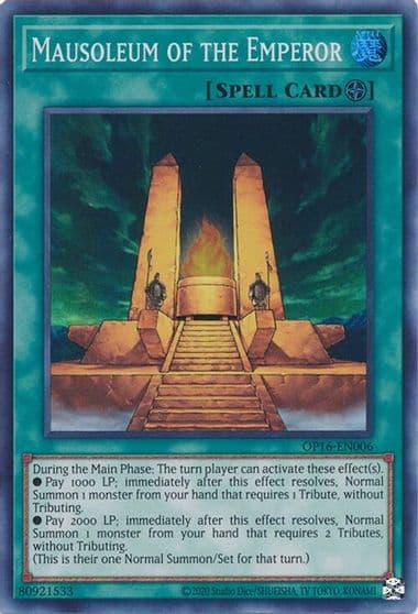 Mausoleum of the Emperor OTS Tournament Pack 16 Yu-Gi-Oh! card