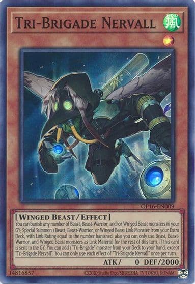 Tri Brigade Nervall OTS Tournament Pack 16 Yu-Gi-Oh! card