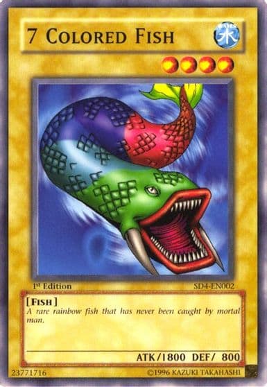 7 Colored Fish Structure Deck: Fury from the Deep Yu-Gi-Oh! card