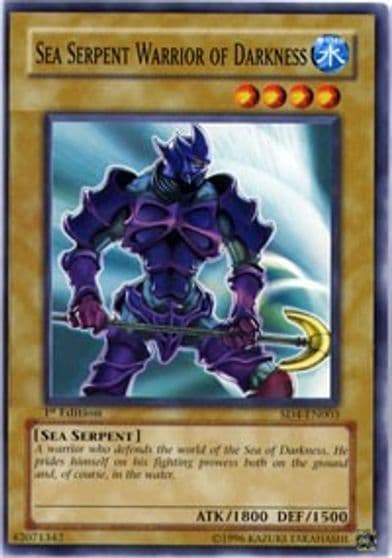 Sea Serpent Warrior of Darkness Structure Deck: Fury from the Deep Yu-Gi-Oh! card