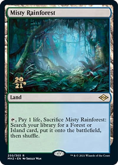 Misty Rainforest Prerelease Cards Magic card