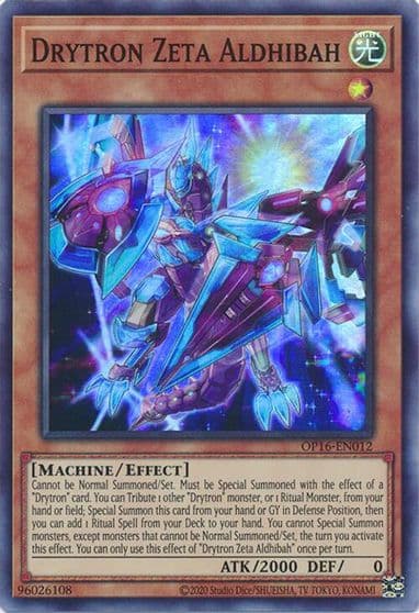 Drytron Zeta Aldhibah OTS Tournament Pack 16 Yu-Gi-Oh! card