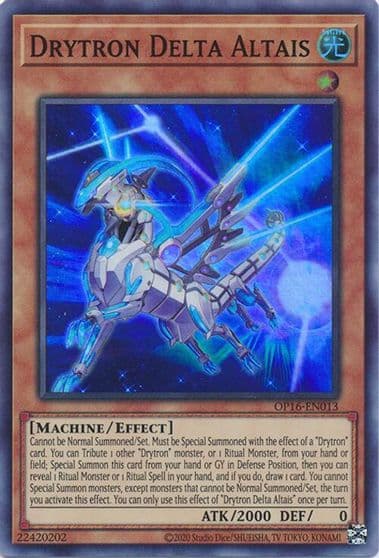 Drytron Delta Altais OTS Tournament Pack 16 Yu-Gi-Oh! card