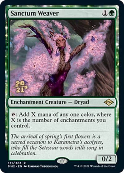 Sanctum Weaver Prerelease Cards Magic card