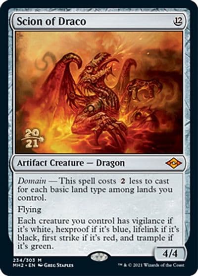 Scion of Draco Prerelease Cards Magic card
