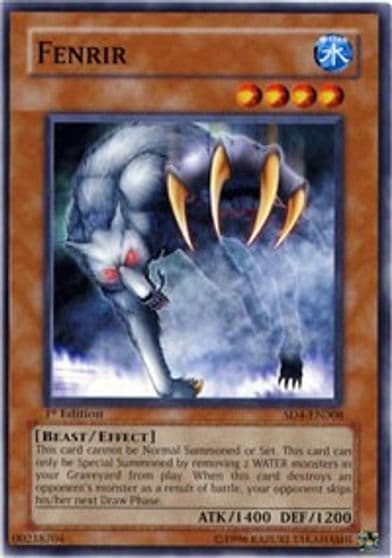 Fenrir Structure Deck: Fury from the Deep Yu-Gi-Oh! card