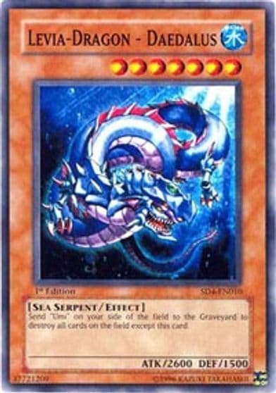 Levia Dragon Daedalus Structure Deck: Fury from the Deep Yu-Gi-Oh! card