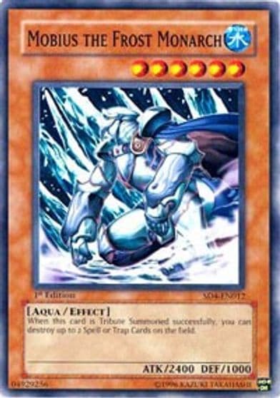 Mobius the Frost Monarch Structure Deck: Fury from the Deep Yu-Gi-Oh! card