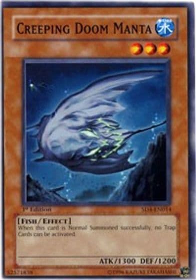 Creeping Doom Manta Structure Deck: Fury from the Deep Yu-Gi-Oh! card