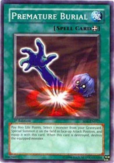Premature Burial Structure Deck: Fury from the Deep Yu-Gi-Oh! card