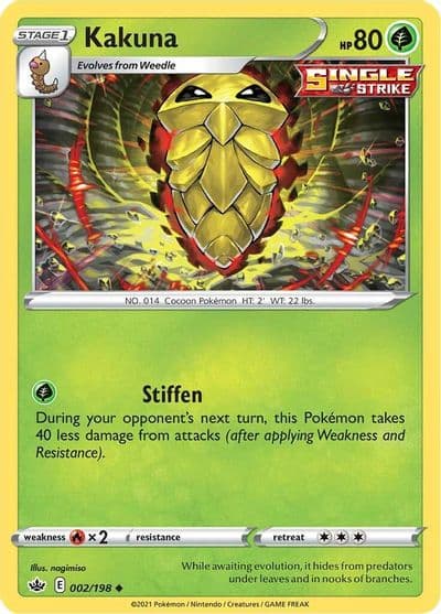 Kakuna SWSH06: Chilling Reign Pokemon card