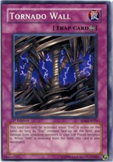 Tornado Wall Structure Deck: Fury from the Deep Yu-Gi-Oh! card
