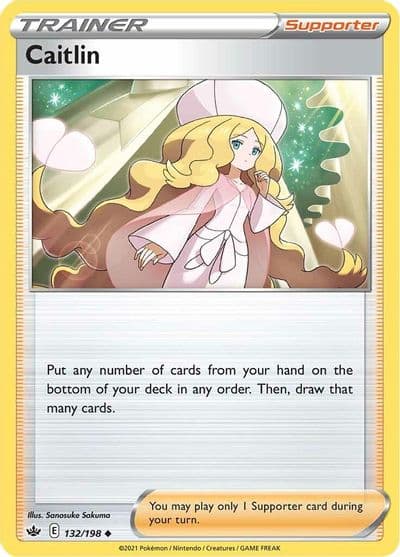 Caitlin SWSH06: Chilling Reign Pokemon card