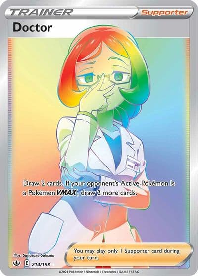 Doctor (Secret) SWSH06: Chilling Reign Pokemon card
