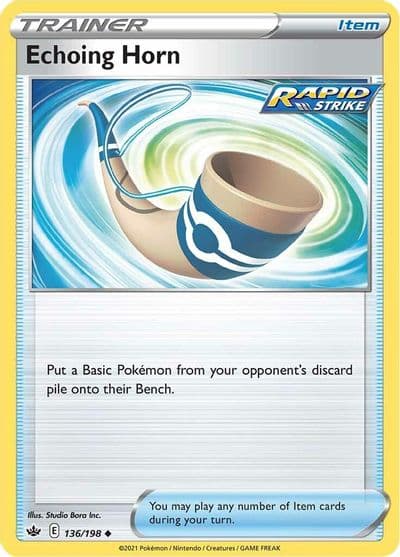 Echoing Horn SWSH06: Chilling Reign Pokemon card