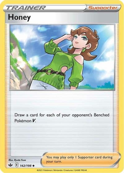 Honey SWSH06: Chilling Reign Pokemon card