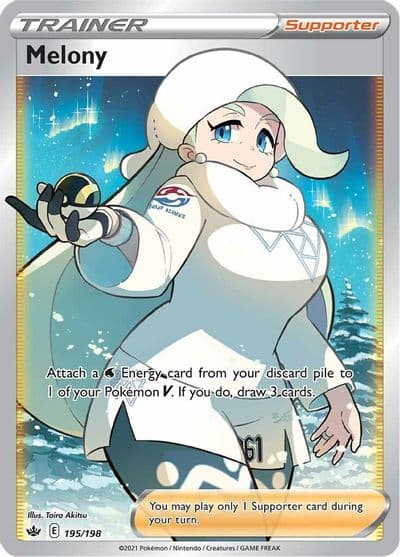 Melony (Full Art) SWSH06: Chilling Reign Pokemon card